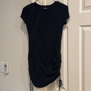 Black T-shirt dress